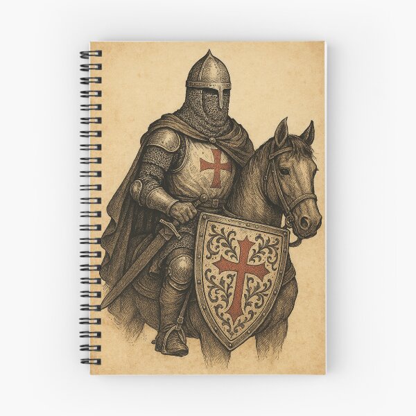 Item preview, Medieval Knight Templar on Horseback designed and sold by photoparadise22.