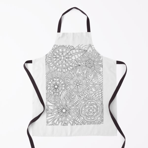 Item preview, Mandala floral Pattern-Relaxing Coloring Page Art designed and sold by GTeoArt.