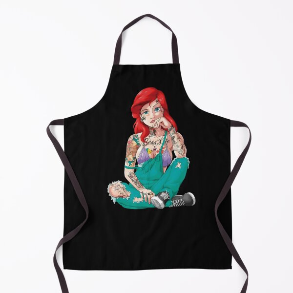 Item preview, Edgy Tattooed Redhead Girl Illustration designed and sold by New Dragon.
