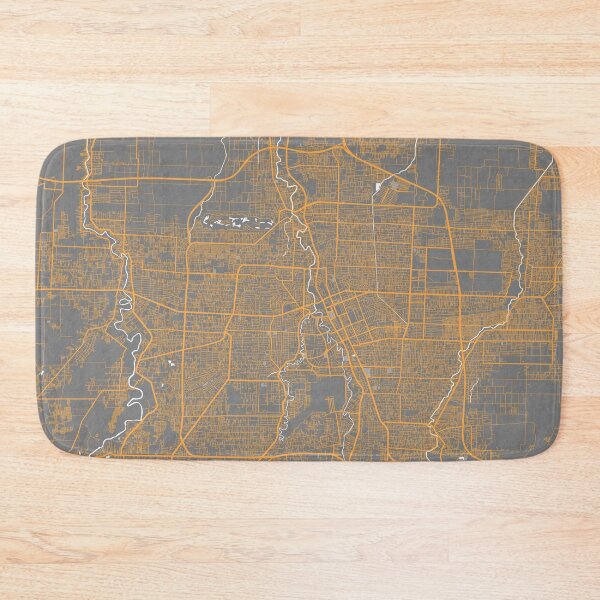 Item preview, Medan City Map of North Sumatra, Indonesia - Bauhaus designed and sold by deMAP.