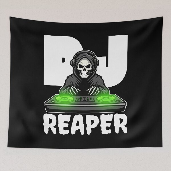 Item preview, DJ REAPER - GRIM REAPER HALLOWEEN designed and sold by KEF Custom.