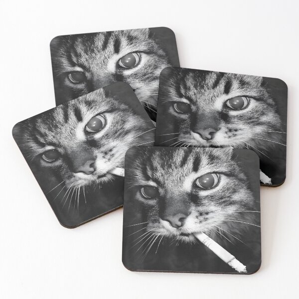 Item preview, Cat Smoking Meme designed and sold by BASKF.