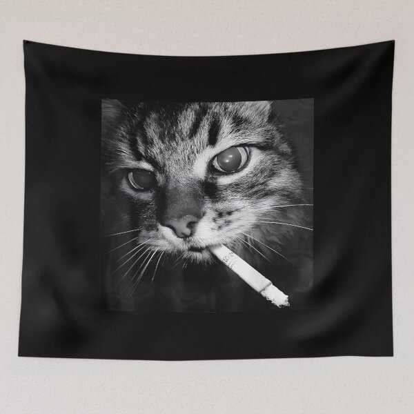 Item preview, Cat Smoking Meme designed and sold by BASKF.