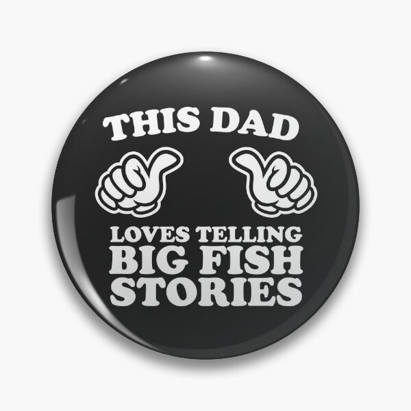 Item preview, This Dad Loves Telling Big Fish Stories designed and sold by shitpostee.
