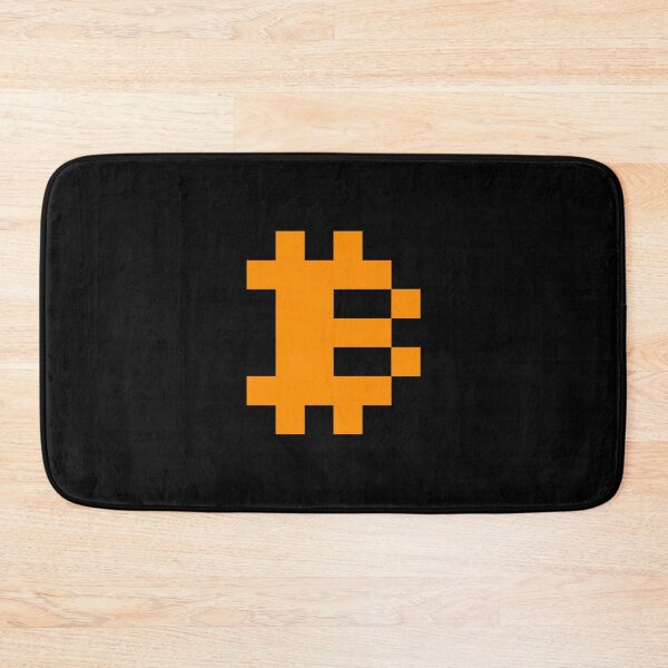 Artikelvorschau, Bitcoin-Logo – Pixel Art Klassische orange Farbe entworfen und verkauft von CyberRex.