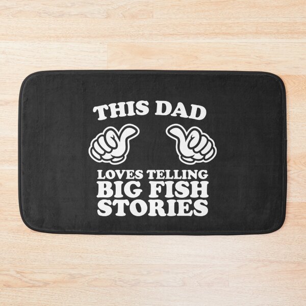 Item preview, This Dad Loves Telling Big Fish Stories designed and sold by shitpostee.