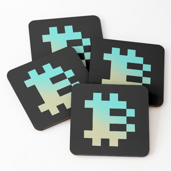 Item preview, Bitcoin Logo – Pixel Art Classic Psychedelic Color designed and sold by CyberRex.