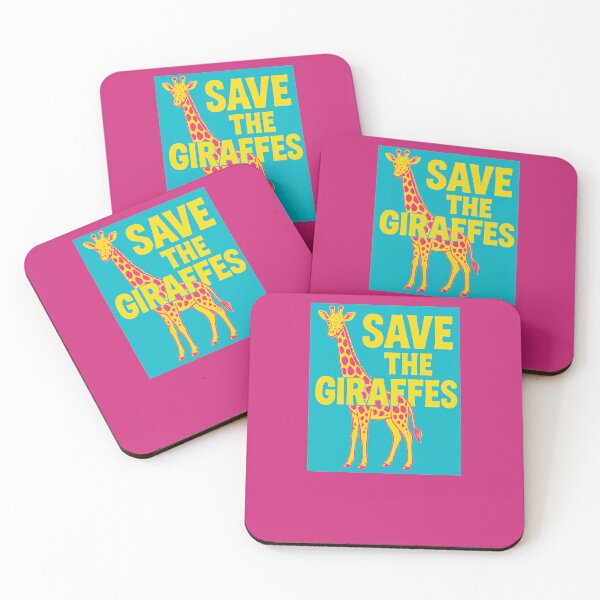 Item preview, Save The Giraffes Wildlife Conservation Animal Lover Retro Design designed and sold by FrictionMaxxing.