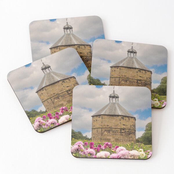 Item preview, Dovecote with dahlia in the Gisborough Priory Gardens designed and sold by bailey-cooper.