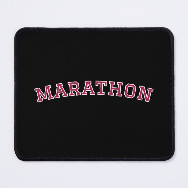 Item preview, Marathon College Font Marathoner Varsity Style Runner designed and sold by StrideSuccess.