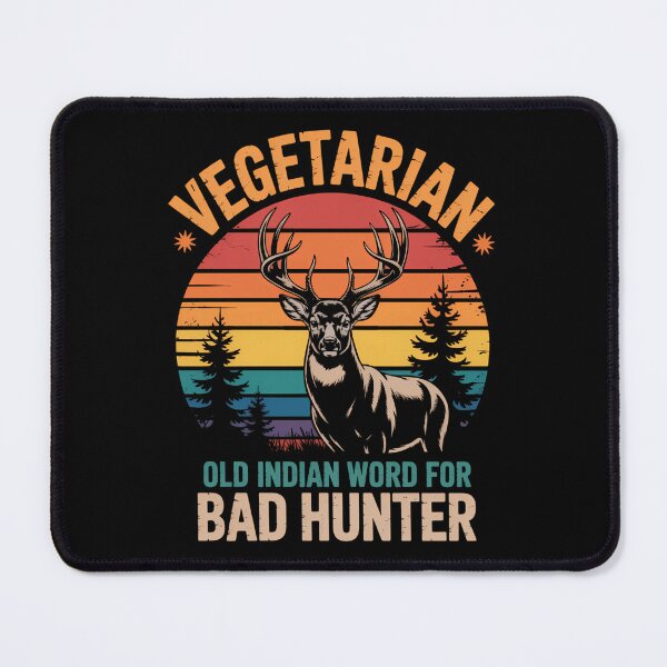 Item preview, Vegetarian Funny Joke Hunting designed and sold by Sea4Adventures.