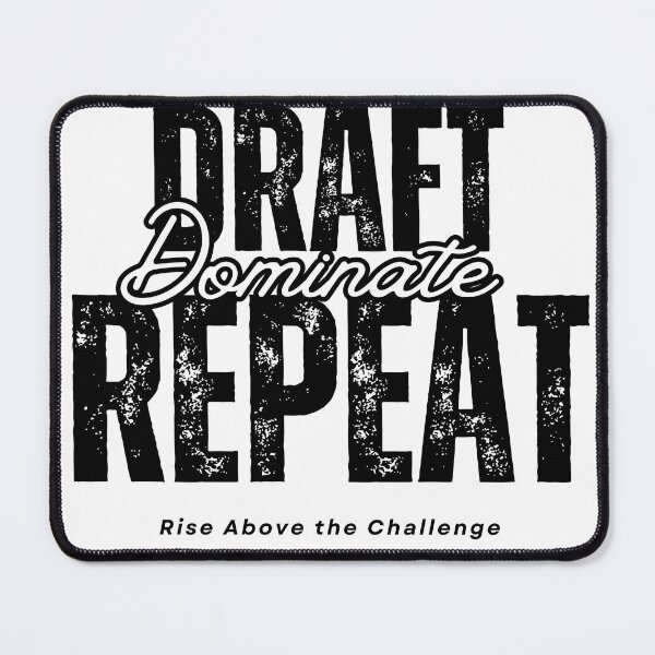 Item preview, Draft Dominate Repeat | Funny Fantasy Football T-Shirt designed and sold by tretre115.