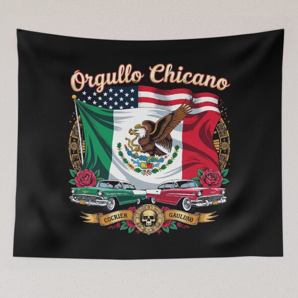 Item preview, Mexican flag Mexican-American Chicano Flag Mexican designed and sold by Uglyandcute.