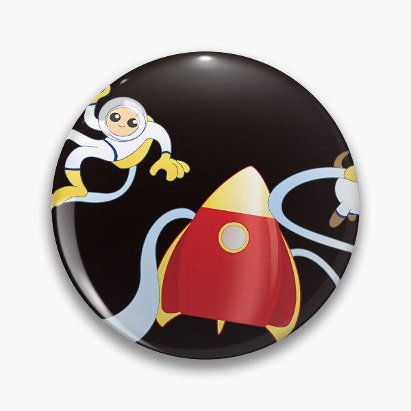 Item preview, Cartoon Rocket Man And Dog designed and sold by Vevonina.