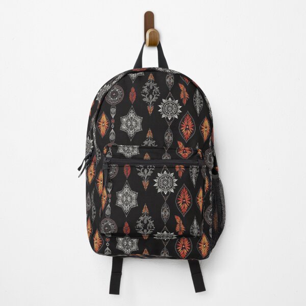 Item preview, Autumnal Leafy Ornate Medallions Pattern designed and sold by LabMandala.