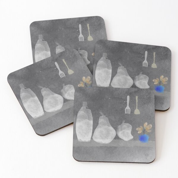 Item preview, Elegant Watercolor Still Life - Minimalist Kitchen Design | Electric Blue Touch designed and sold by AcuarelasCA.