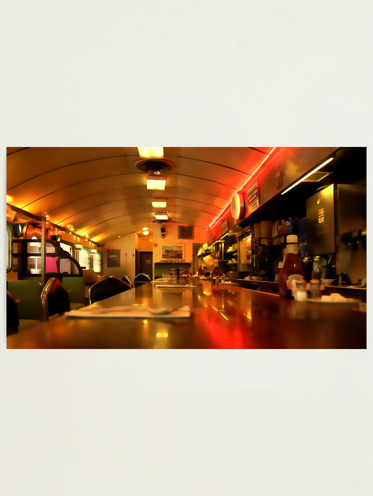 Thumbnail 2 of 3, Photographic Print, Highland Park Diner designed and sold by jdempsey.