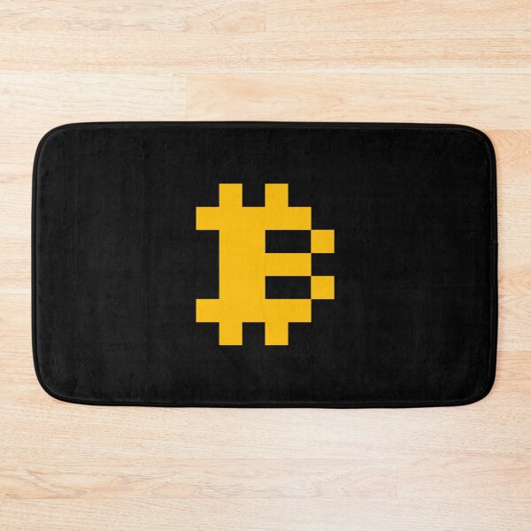 Artikelvorschau, Bitcoin-Logo – Pixel Art Klassische gelbe Farbe entworfen und verkauft von CyberRex.