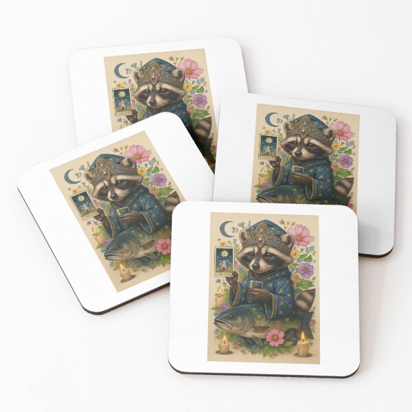 Item preview, Tarot Reader Raccoon designed and sold by GoxyVision.