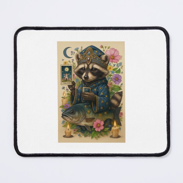 Item preview, Tarot Reader Raccoon designed and sold by GoxyVision.