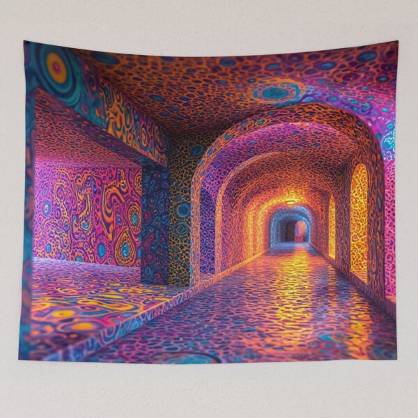 Artikelvorschau, Psychedelische Korridore entworfen und verkauft von TheDarkWardrobe.