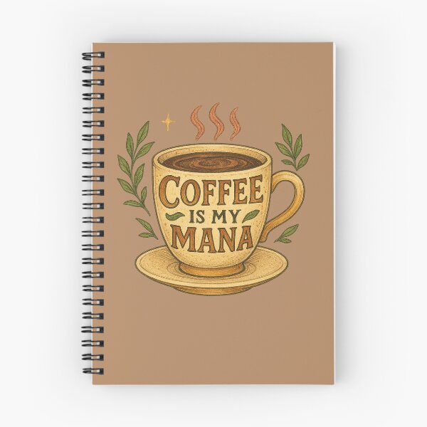 Item preview, Coffee Is My Mana Funny Gamer Fantasy Magic Drink Design designed and sold by FrictionMaxxing.