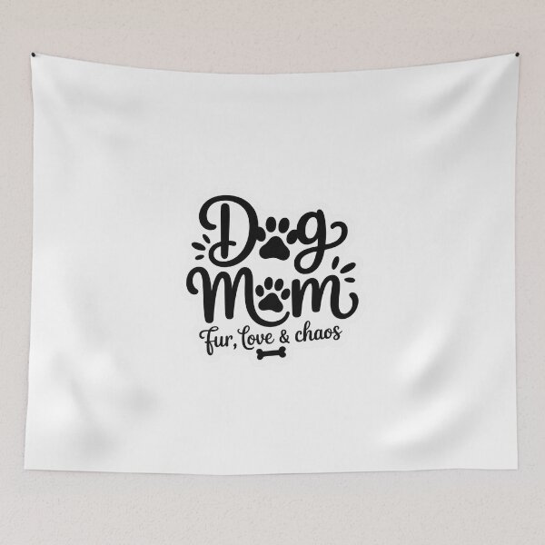 Item preview, Dog Mom Funny Pet Lover Quote T-Shirt Design designed and sold by Enea Kelo.