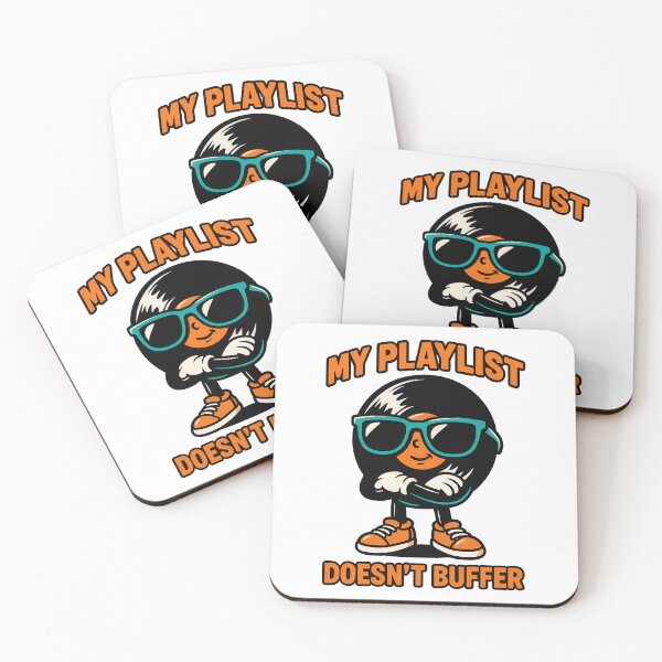 Item preview, My Playlist Doesn’t Buffer vinyl record Design designed and sold by TeeTimeTreasure.