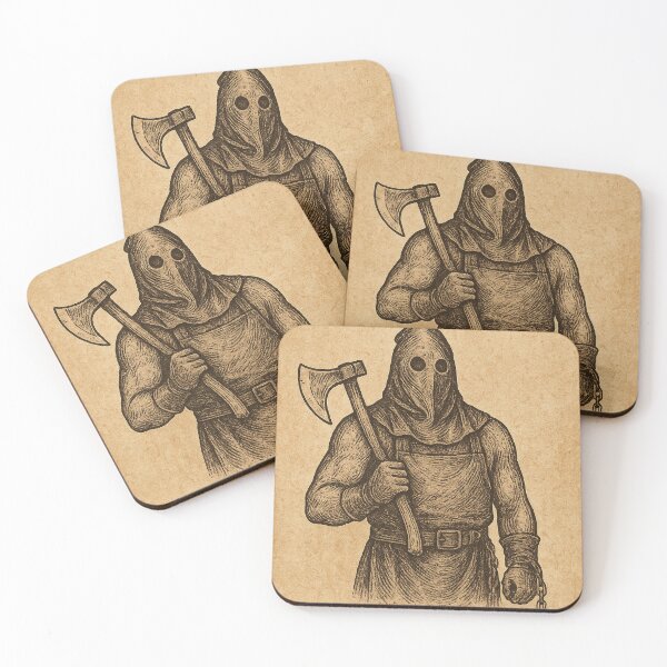 Item preview, Medieval Executioner Vintage Illustration designed and sold by photoparadise22.