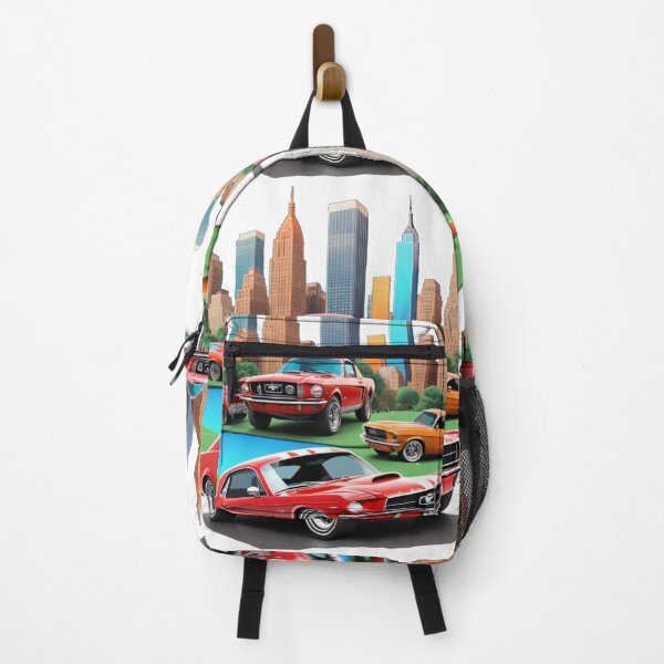 Item preview, "Classic Ford Mustangs in Urban Cityscape" designed and sold by HCSTYLEHOUSE.