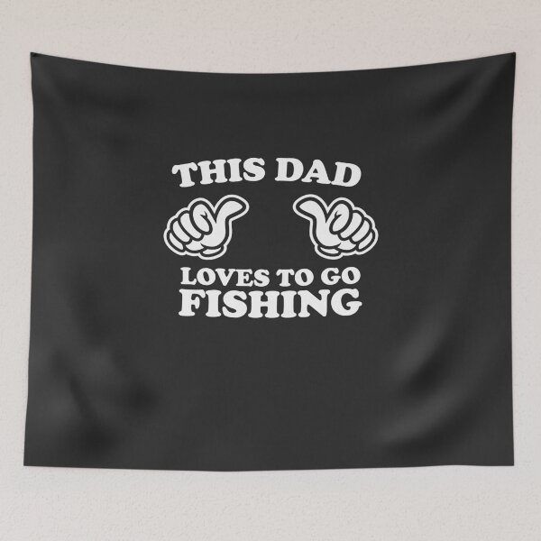 Item preview, This Dad Loves To Go Fishing designed and sold by shitpostee.