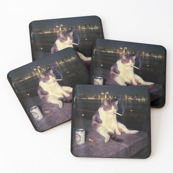 Item preview, Smoking Cool Cat designed and sold by BASKF.