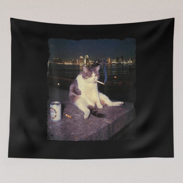 Item preview, Smoking Cool Cat designed and sold by BASKF.