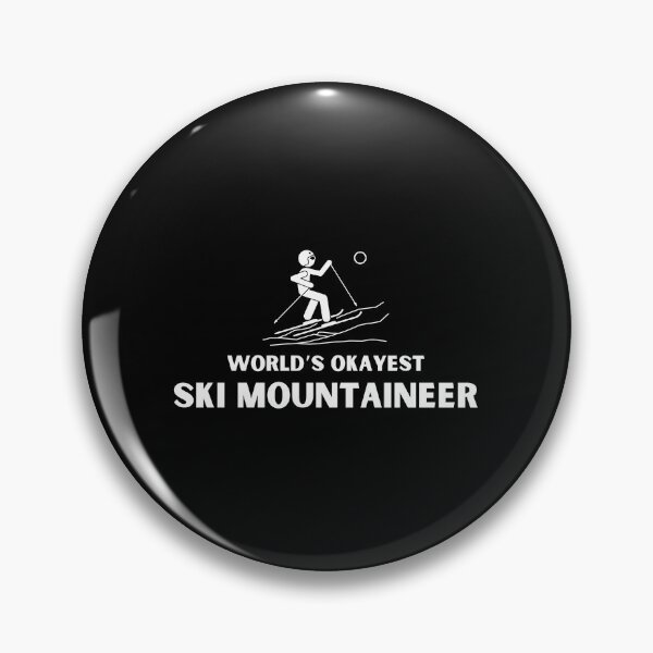 Item preview, World's Okayest Ski Mountaineer Funny Ski Mountaineering Touring designed and sold by StrideSuccess.