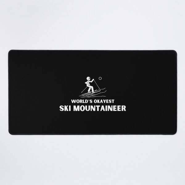 Item preview, World's Okayest Ski Mountaineer Funny Ski Mountaineering Touring designed and sold by StrideSuccess.