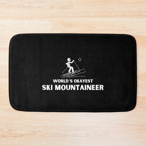 Item preview, World's Okayest Ski Mountaineer Funny Ski Mountaineering Touring designed and sold by StrideSuccess.
