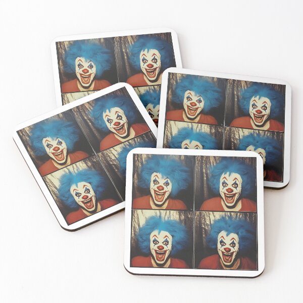 Item preview, Creepy Photobooth Clown – Funny Spooky Halloween Horror designed and sold by RockFireMerch.
