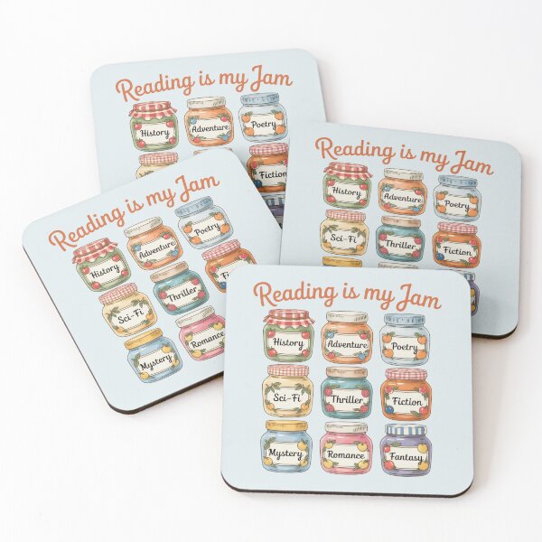 Item preview, Reading is my jam designed and sold by FatBirdie.
