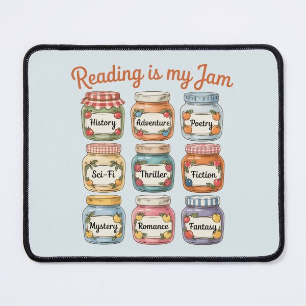 Item preview, Reading is my jam designed and sold by FatBirdie.