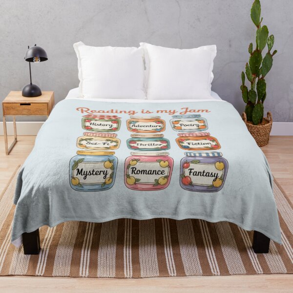 Item preview, Reading is my jam designed and sold by FatBirdie.