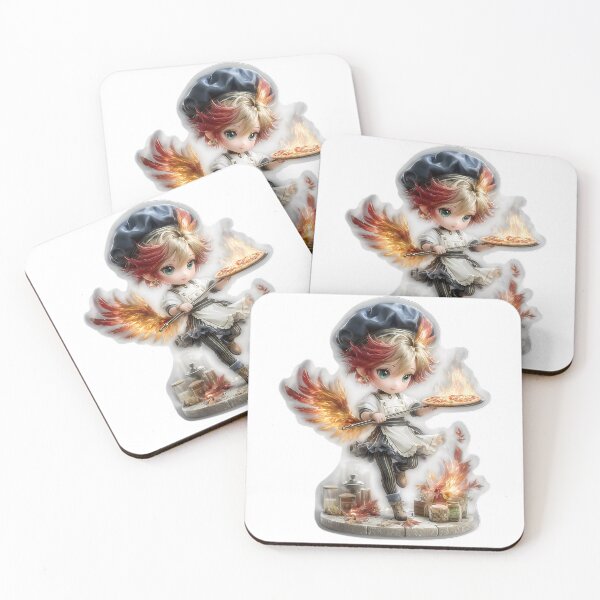 Item preview, Chibi Phoenix Chef Sticker designed and sold by LorumaMi.