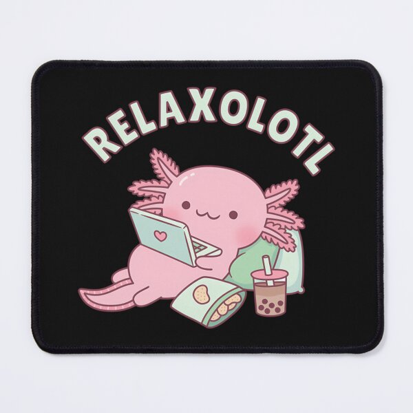 Item preview, Cute Relax A Lot Axolotl Funny Pun designed and sold by ChastityConno.