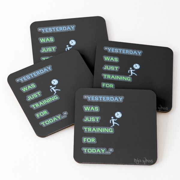 Item preview, "YESTERDAY ..." Quote 8/26/2025 designed and sold by BJGWRDS.