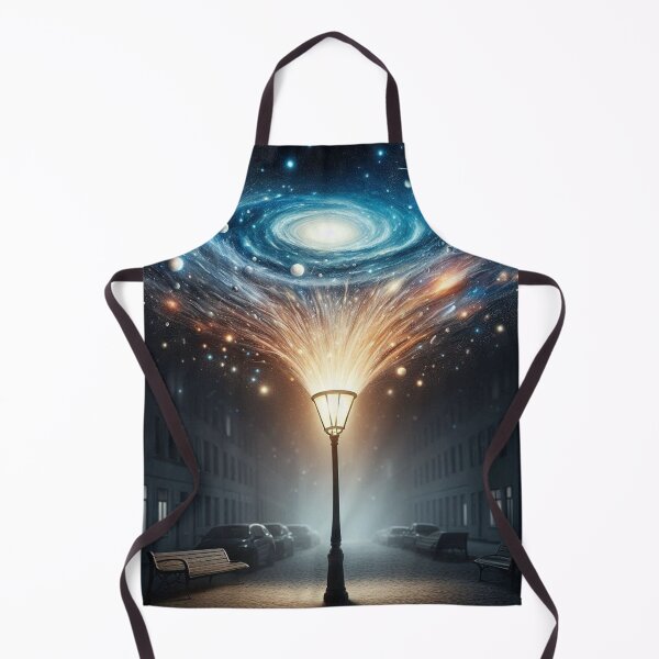 Item preview, streetlamp and galaxy designed and sold by Dogandesighn.