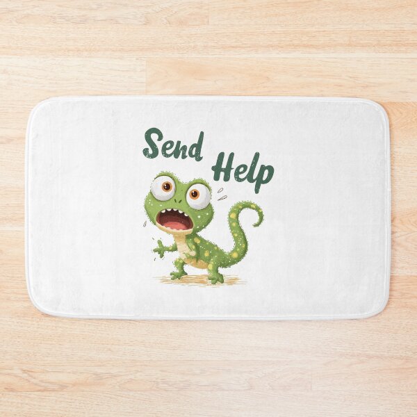 Item preview, Funny Meme - Send Help Gecko designed and sold by hamishby.