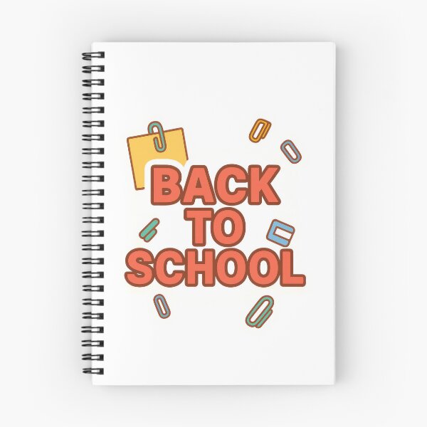 Item preview, Back to school text with paper clips and sticky notes, isolated, transparent background, AI generated designed and sold by dvoevnore.