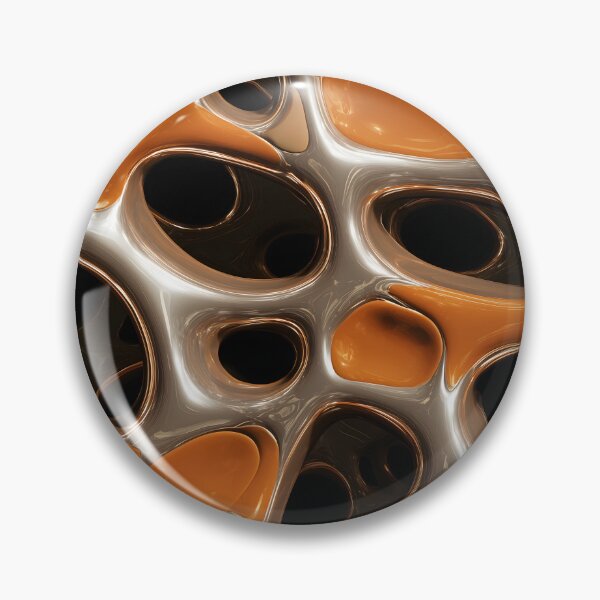 Item preview, Y2K Liquid Patterns | Futuristic Glossy Chrome Multicolor 1 designed and sold by Velvetcosmonova.
