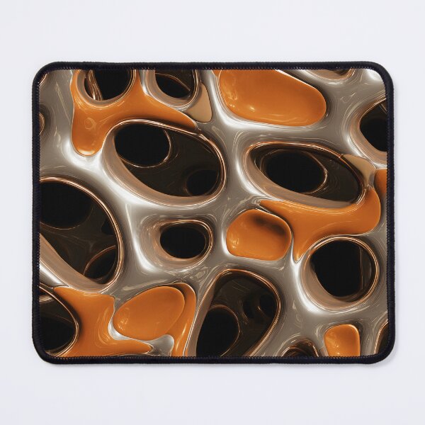 Item preview, Y2K Liquid Patterns | Futuristic Glossy Chrome Multicolor 1 designed and sold by Velvetcosmonova.