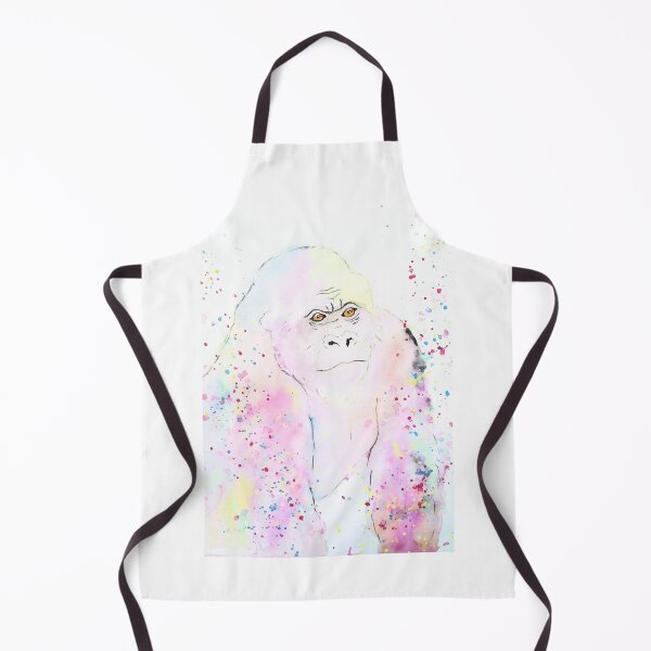 Item preview, Gentle Giant – Watercolor Gorilla Portrait Hand Painted designed and sold by RoarWithin.