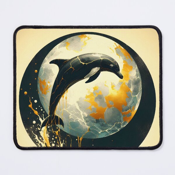 Item preview, Charcoal Dolphin, Ai Generated Art designed and sold by ACC .